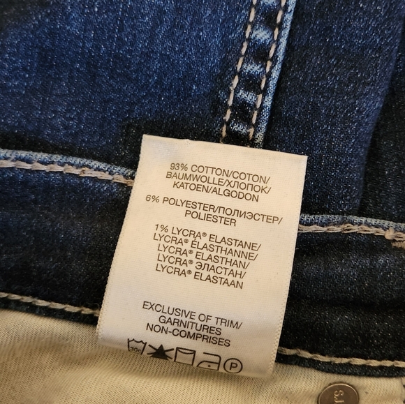 Silver Jeans Calley Skinny Dark Wash Stretchy High Waisted Rise Hi-Rise 25 - Picture 11 of 12